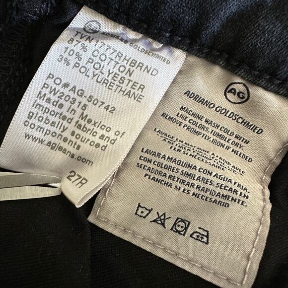 ADRIANO GOLDSCHMIED Womens Farrah Skinny Ankle Jeans $215 NEW Size 27 Destructed - Picture 14 of 14